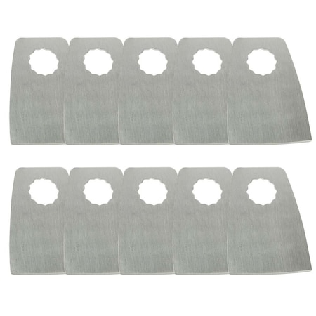 Versa Tool 52mm Flat Cut Stainless Steel Scraper Fits Fein Supercut Oscillating Tools, PK 10 FB10N